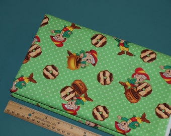 1/2 Yard Keebler Elf Fudge Cookies 100% Cotton Fabric NEW