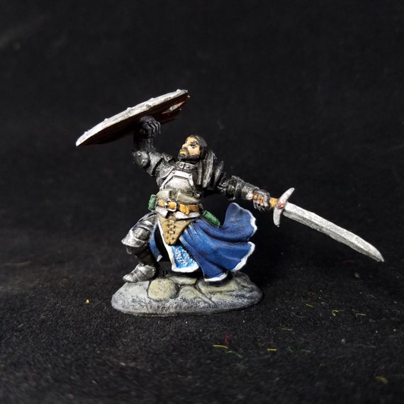 d&d miniatures human fighter