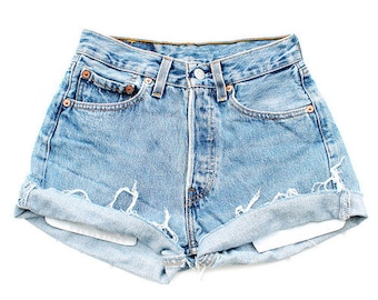 Vintage Light High Waisted Shorts
