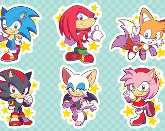 Sonic the Hedgehog All-Stars Sticker Sheet