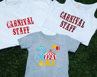 Carnival Family Shirts: Circus Birthday Party