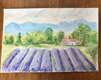 Watercolor Landscape Painting