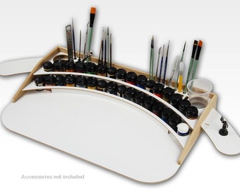 HobbyZone Large Paint Station 55 x 35cm Takes 26mm Diameter Paints