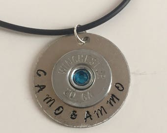 Camo and ammo bullet jewelry