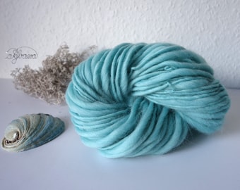 handspun thick/thin opal merino wool