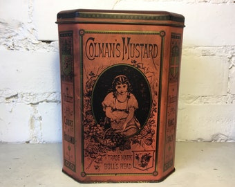 Vintage Reproduction Colman's Mustard Tin