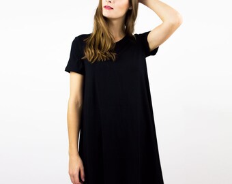 Maternity Hospital Gown, Bamboo Nightgown, Little black dress, Plus Size Maternity, Plus size Sleepwear, Hospital Gown, Hospital Robe,