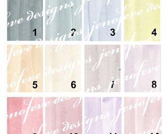 Muted Backgrounds Color Washed