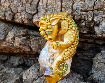 Golden Citrine Dragon