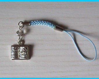 Book charm cell phone or bag charm.