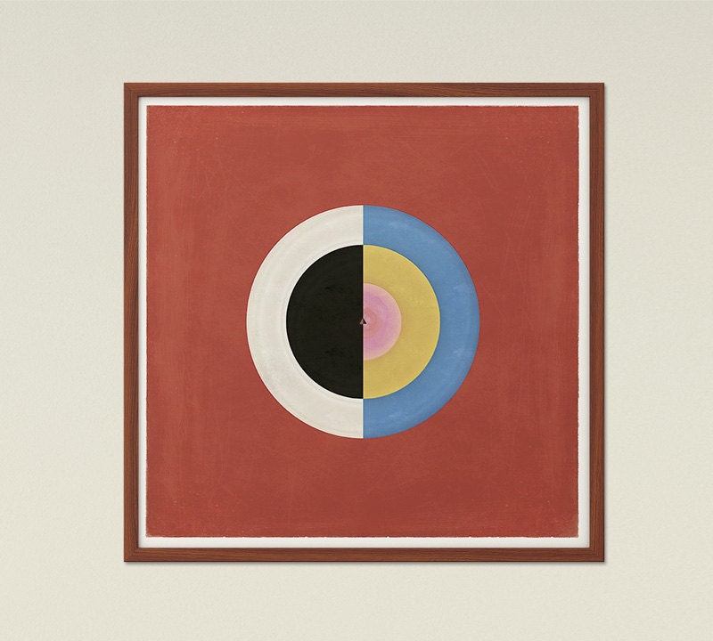 Hilma af Klint El cisne n.17 Poster imprimible arte