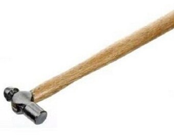 Forming Shaping Hammer 4 Oz Ball Pein Hammer Hard Wooden Handle 10"