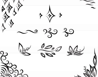 Hand painted clipart Frame clipart Corner clipart Clip art doodles Digital border clipart Black doodle corner clipart Digital elements