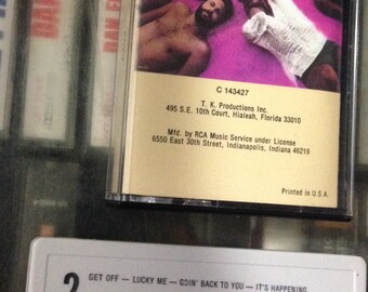 FOXY - Get Off audio cassette tape