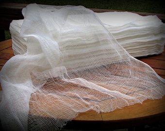Cheese Cloth Fabric, Cheesecloth, Ghost Cloth, 1 Yard Cheesecloth, White Cheesecloth, Halloween Fabric, Gauze Bandage, Mummy Bandage, Cotton