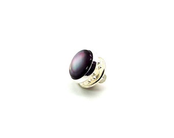 Black Pearl Tie Tac, Black Lip Mother of Pearl Tie Tac, Black Tie Tac, Black Tie Pin