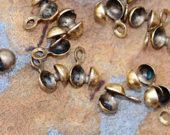 Antique Gold Ball Chain Connectors - Nunn Designs Pick Your Own Bulk Price