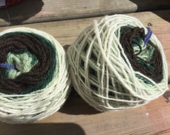 Snowy Evegreens. Sportweight yarn.