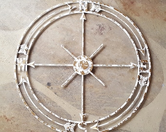 Nautical Wall Art, Nautical Metal Decor, Nautical Decor, Compass Wall Art, Metal Compass Rose, Metal Wall Art, Wall Decor, Metal Wall Decor