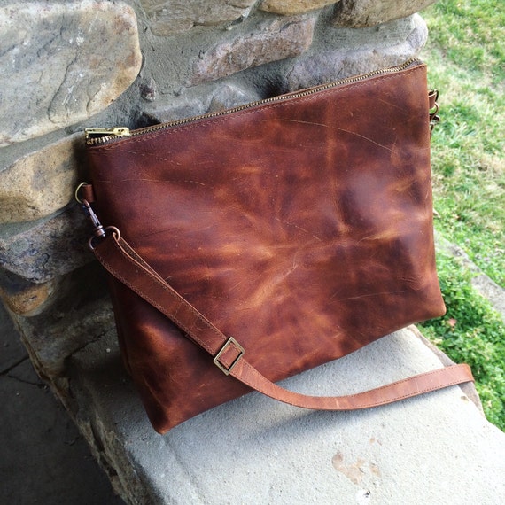 Leather Crossbody Bag Leather Diaper Bag Leather Bag