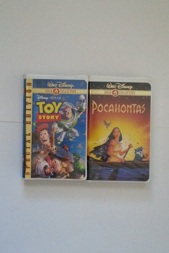 Vintage Disney Collectible VHS Tapes Toy Story and