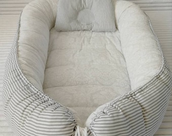 Double sided Baby Nest Bed, Babynest Newborn, Co sleeper,Snuggle Nest,Cosleeper, Cocoon,Baby lounger, Baby positoner.