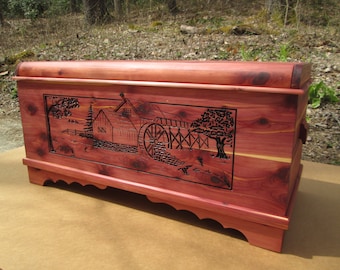 3 - D Carvings on your Aromatic Cedar Chest