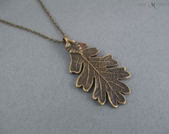 Ranger's Apprentice Bronze Oak Leaf Pendant