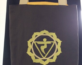 Solar plexus or Manipura chakra tote bag