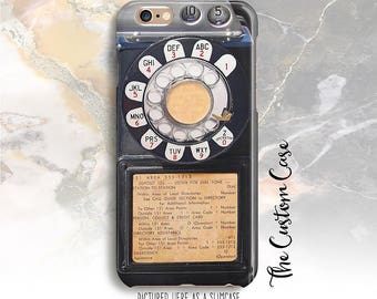 Retro Payphone Phone Case, Vintage Coin Phone Phone Case, Black Public Payphone, Iphone X Case, Iphone 8, Samsung Galaxy