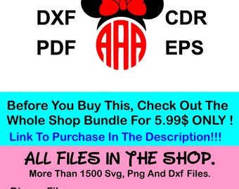 70% Off, Mickey Mouse Monogram Svg, Mickey Mouse Ears Svg, Mickey Mouse Clipart, Disney Monogram Svg, Mickey Mouse Png, Dxf,Pdf,Eps, Cutfile