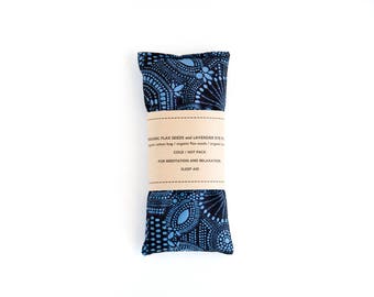 Organic Eye pillow, Lavender Eye Pillow, Relaxation, Gift for men, Sleep Aid, Yoga, Eye bag, Meditation, Organic cotton flax pillow, Spa