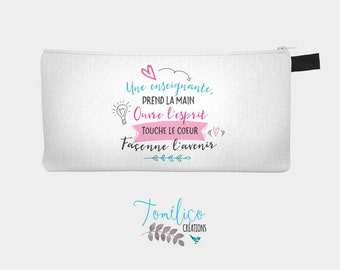Chest pencil - makeup pouch "teacher"