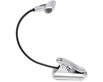 Hammerhead Silver LED Craft Light & Magnifier optional AC Adapter Book Holder Mighty Bright at thecottageneedle.com