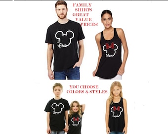 Disney shirts/Disney dad shirt/Disney Mom/Disney Matching Shirts/ Disney family shirts/Family Disney Shirt/ Disney Shirts for Men/Disney Dad