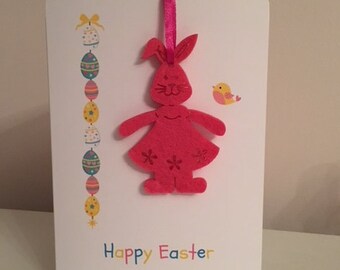 personalised bunny easter card personalized bunny easter
