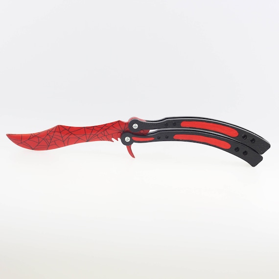 CS butterfly knife Crimson  Counter strike gift for gamer