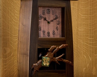 Craftsman / Mission / Arts & Crafts Mantel Clock / Buckeye #8