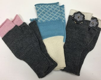 Fingerless Gloves - Arm warmers - Womens Fingerless - Fingerless Mittens - Wrist warmers - Hand warmers
