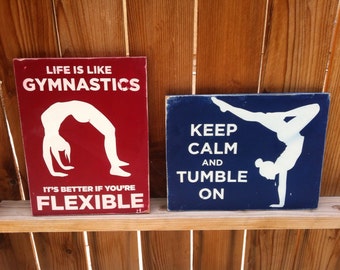 8x12 Gymnastic Sign