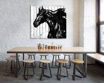 Horse Painting on Canvas