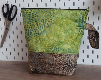 Project bag, knitting bag, Projectbag, zipper pouch, Knittingbag,