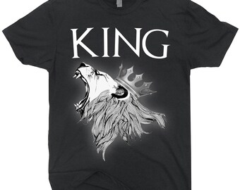 King Lion T-shirt Roaring Lion Shirt Gift