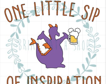 Figment one little sip iron on