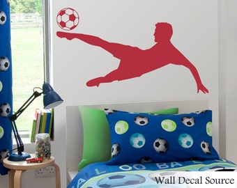 Soccer Wall Decal - Football Wall Decal - Boys Wall Decal - Vinyl Wall Decal