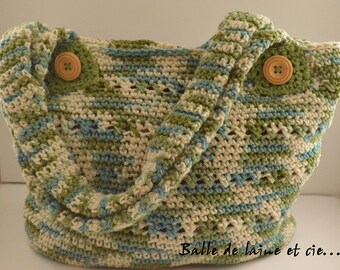 Crochet tote bag / handall bag