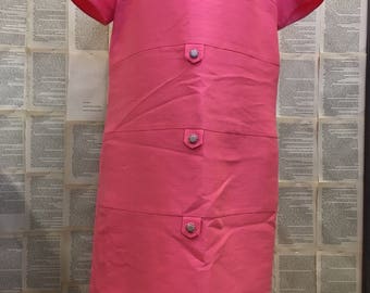 Vinatge "Barbie" Pink Sheath Dress