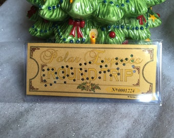 Polar Express 'DREAM' Hole Punched Round Trip Keepsake Ticket