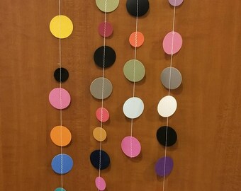 Paper Circle Garland - Choose your color(s)