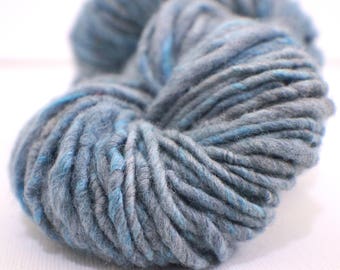SALE: Bulky handspun yarn, Thick and Thin Yarn, Art Yarn, knitting supplies crochet supplies